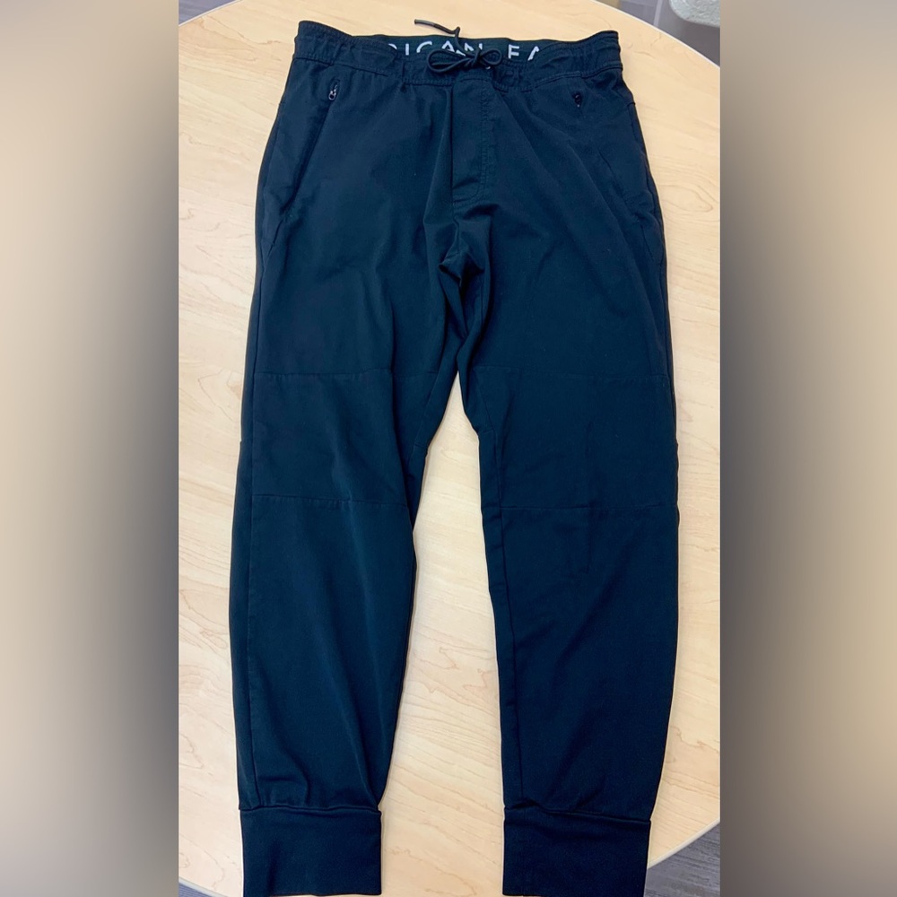 American Eagle Outfitters Men's Black Jogger Pants